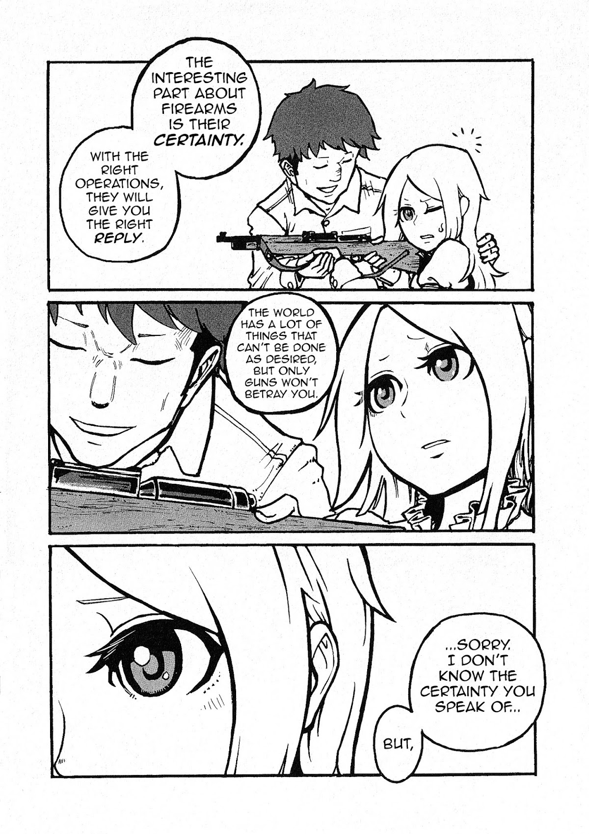 Groundless - Sekigan no Sogekihei Chapter 1.3 page 25 - Chapter 1.3 : One-eyed Sniper (Part 3) [V.1.1]
