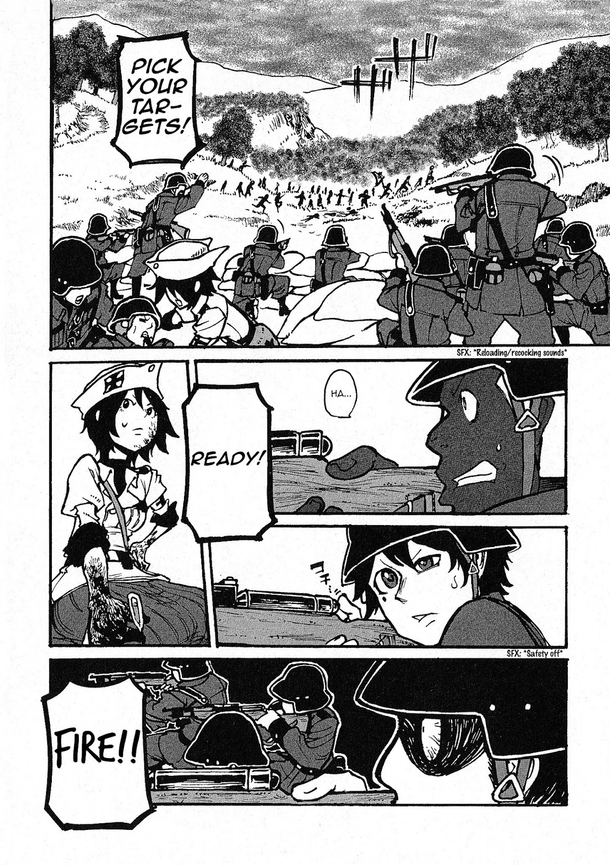 Groundless - Sekigan no Sogekihei Chapter 1.3 page 33 - Chapter 1.3 : One-eyed Sniper (Part 3) [V.1.1]