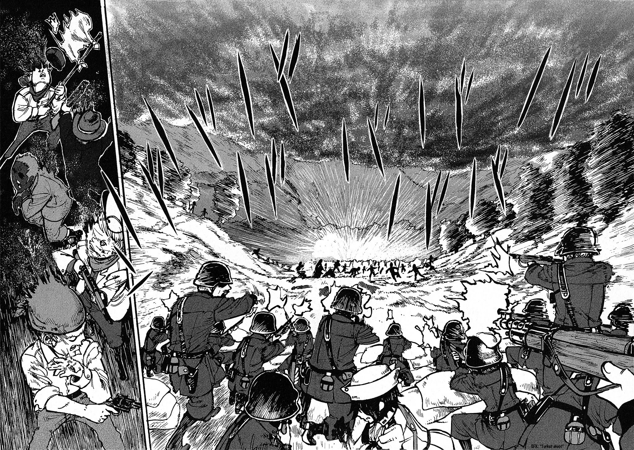 Groundless - Sekigan no Sogekihei Chapter 1.3 page 34 - Chapter 1.3 : One-eyed Sniper (Part 3) [V.1.1]