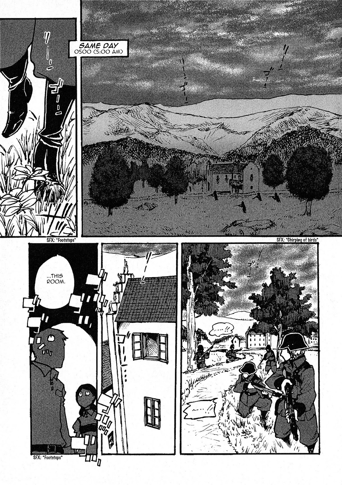 Groundless - Sekigan no Sogekihei Chapter 1.3 page 7 - Chapter 1.3 : One-eyed Sniper (Part 3) [V.1.1]