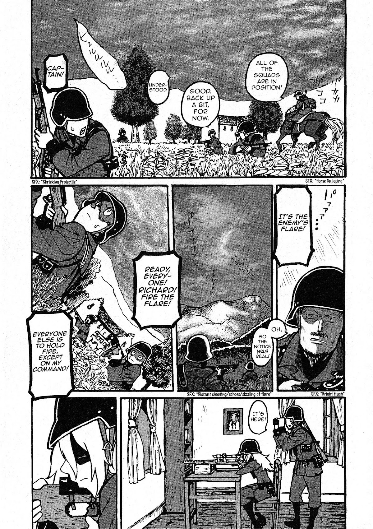 Groundless - Sekigan no Sogekihei Chapter 1.3 page 9 - Chapter 1.3 : One-eyed Sniper (Part 3) [V.1.1]