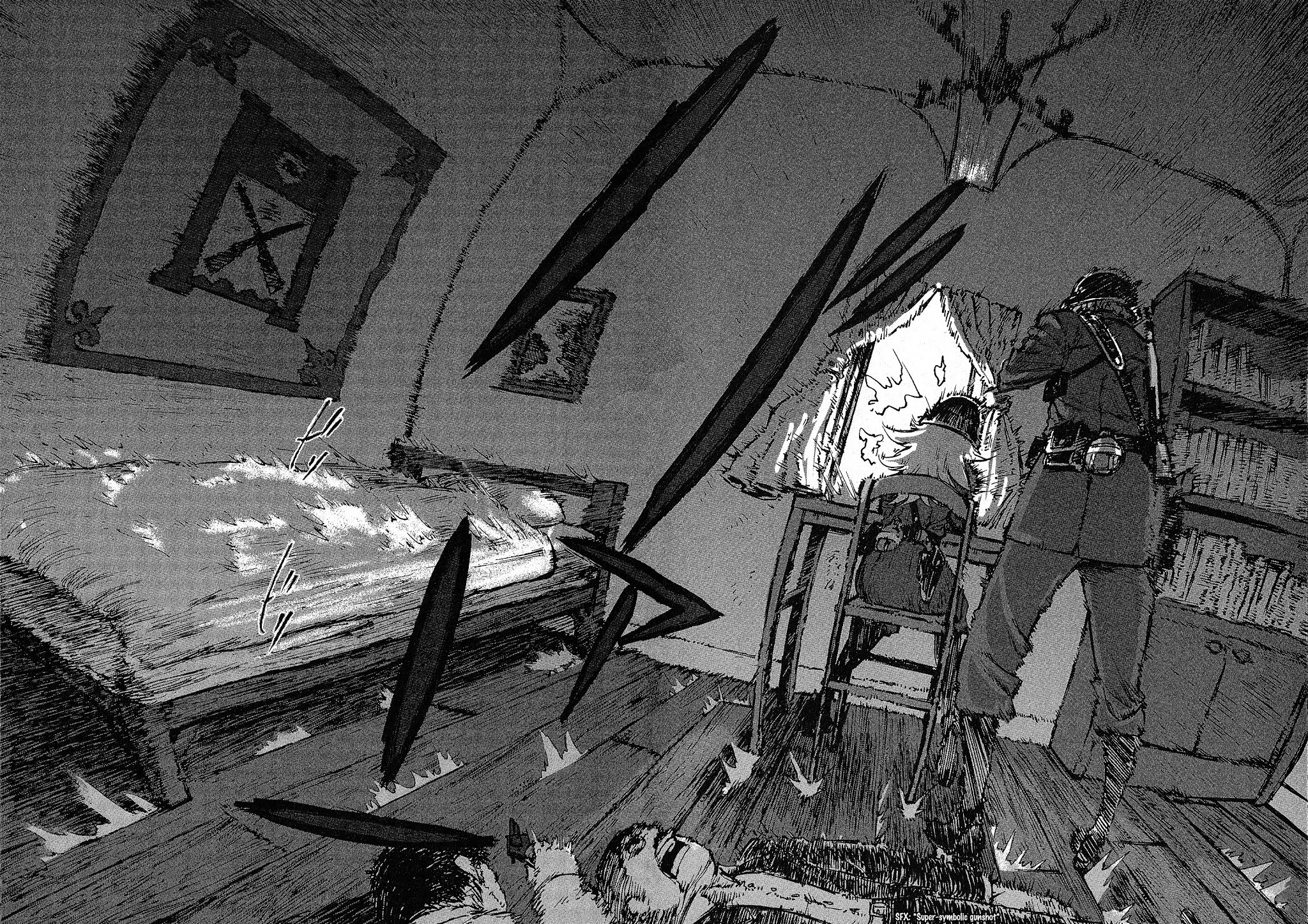 Groundless - Sekigan no Sogekihei Chapter 1.4 page 13 - Chapter 1.4 : One-eyed Sniper (Part 4)