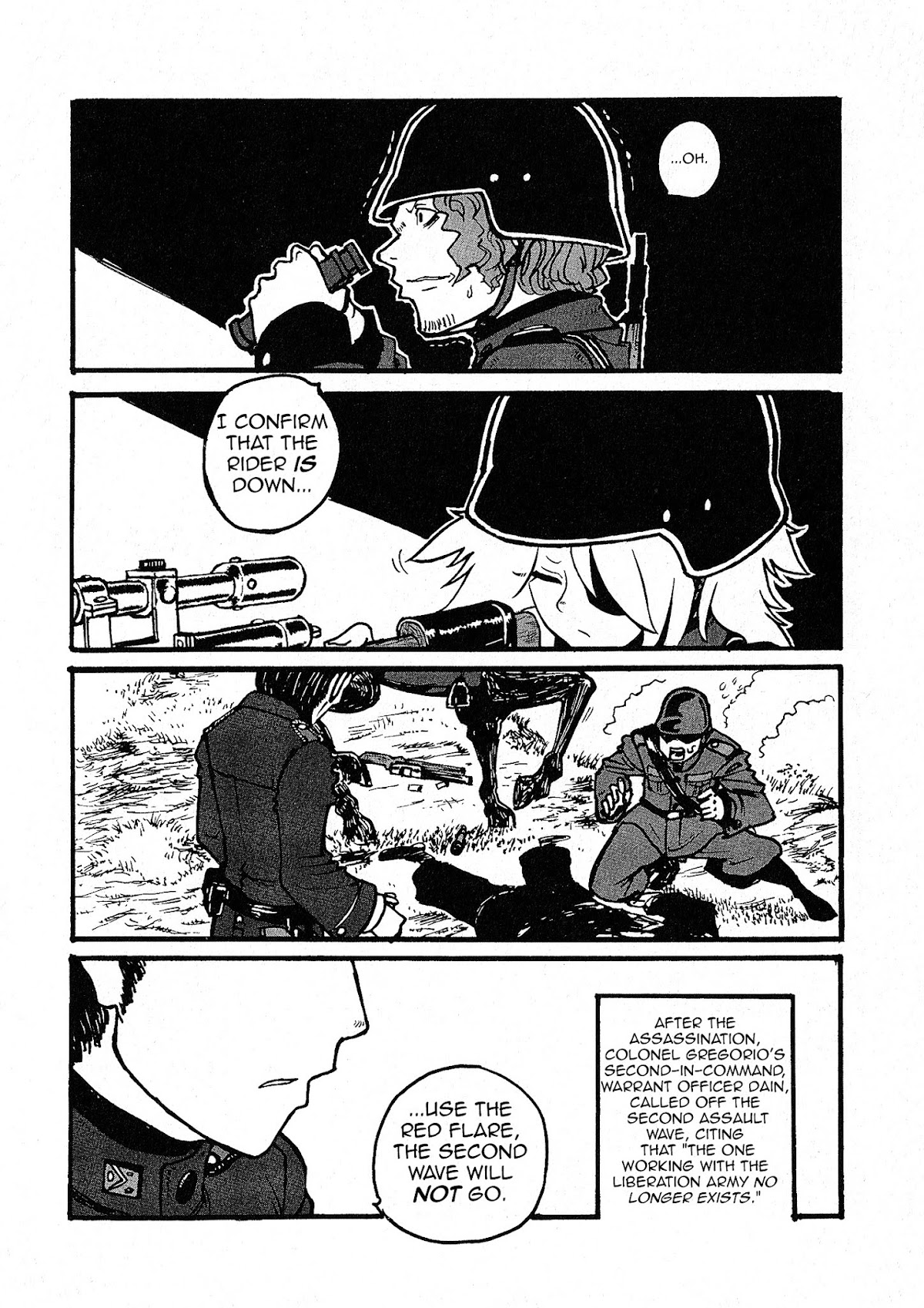 Groundless - Sekigan no Sogekihei Chapter 1.4 page 18 - Chapter 1.4 : One-eyed Sniper (Part 4)