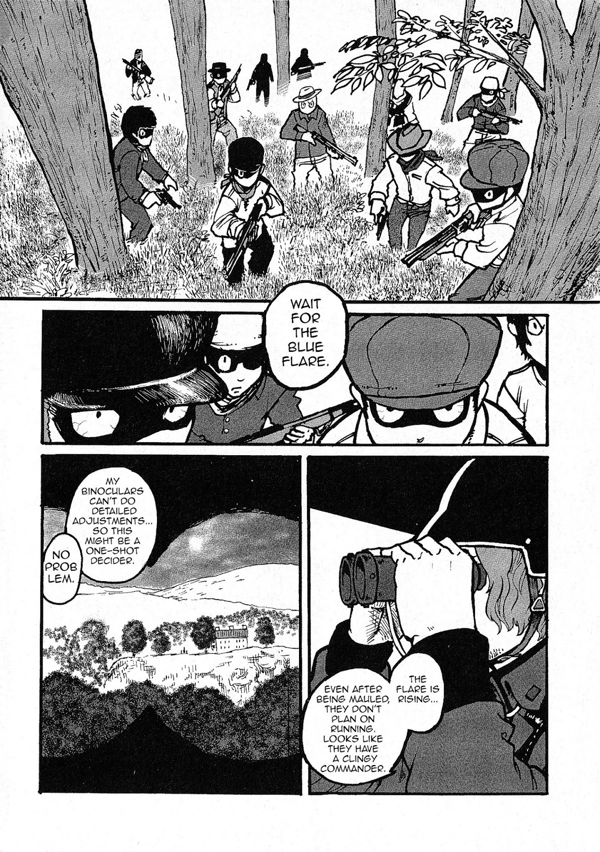Groundless - Sekigan no Sogekihei Chapter 1.4 page 9 - Chapter 1.4 : One-eyed Sniper (Part 4)