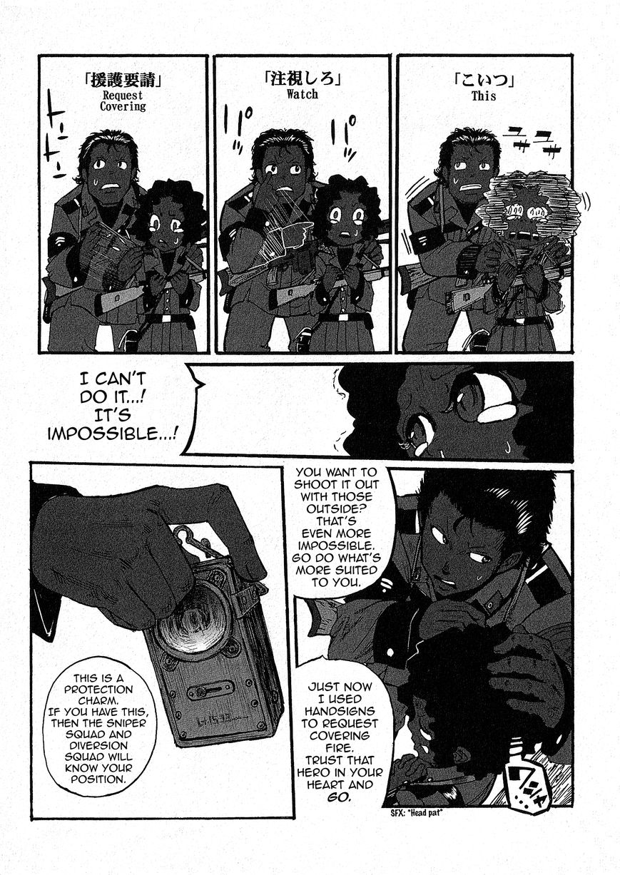 Groundless - Sekigan no Sogekihei Chapter 10 page 12 - Chapter 10 : Those Bullets Invoke Fear and Courage