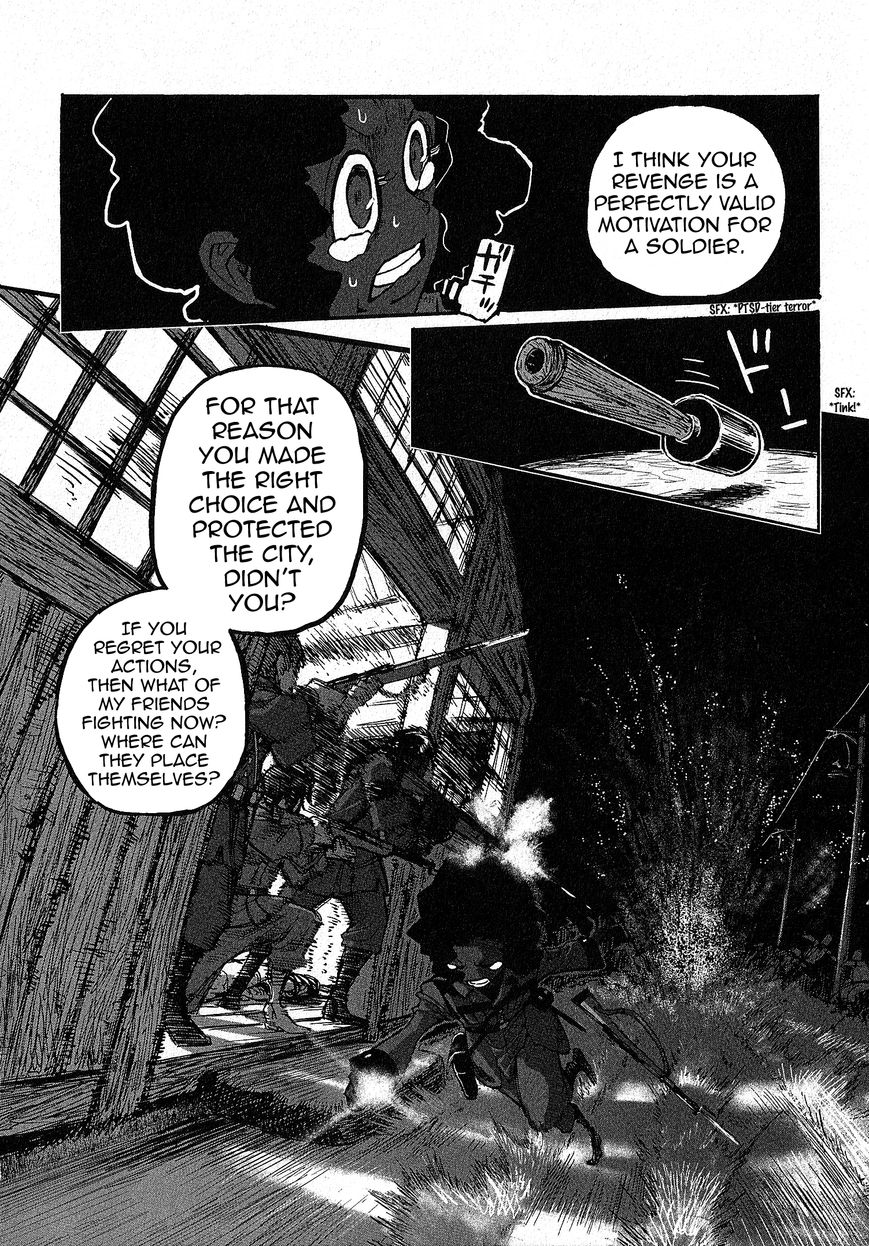 Groundless - Sekigan no Sogekihei Chapter 10 page 16 - Chapter 10 : Those Bullets Invoke Fear and Courage