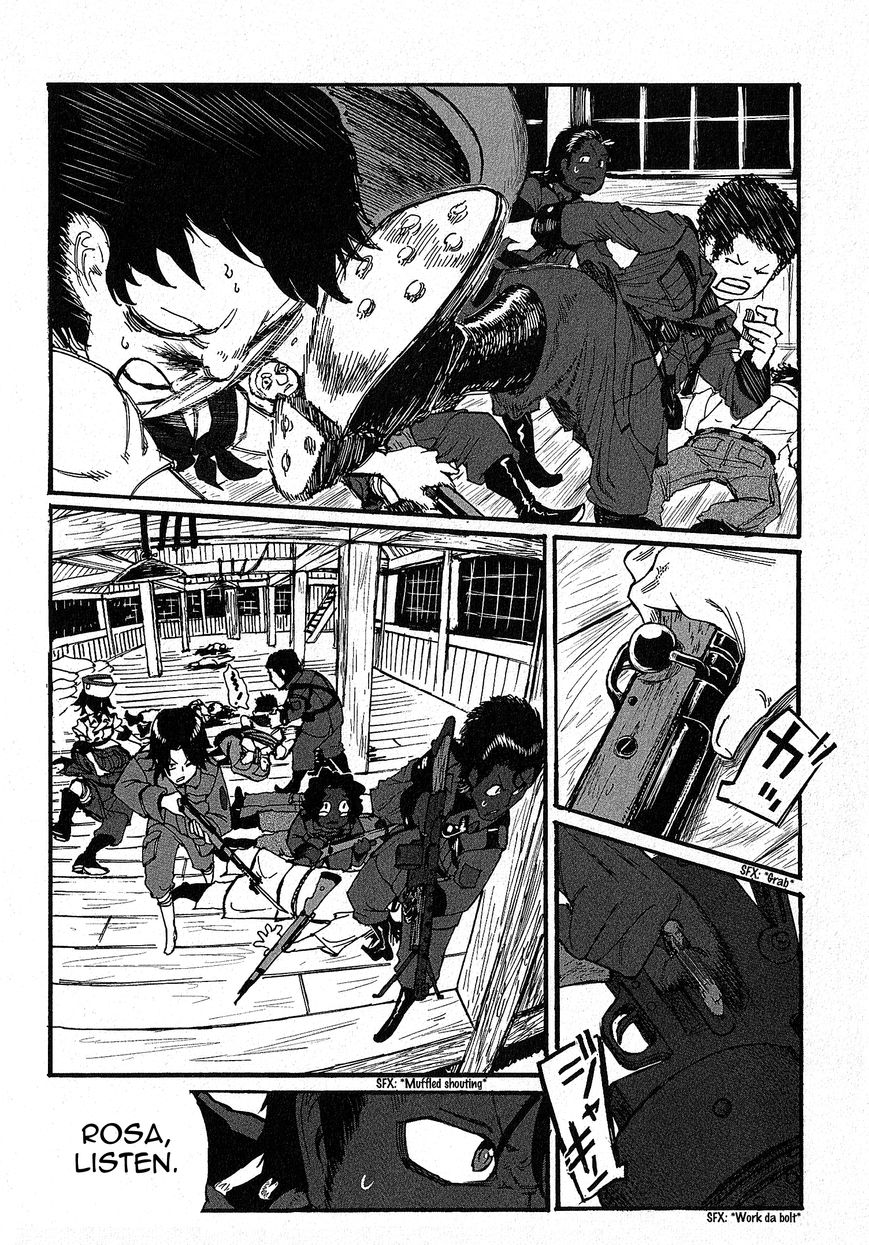 Groundless - Sekigan no Sogekihei Chapter 10 page 7 - Chapter 10 : Those Bullets Invoke Fear and Courage