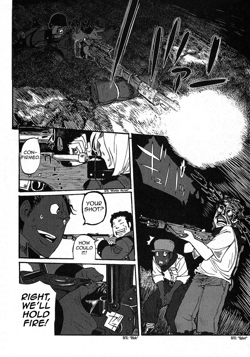Groundless - Sekigan no Sogekihei Chapter 11 page 11 - Chapter 11 : The Day I Became A Soldier