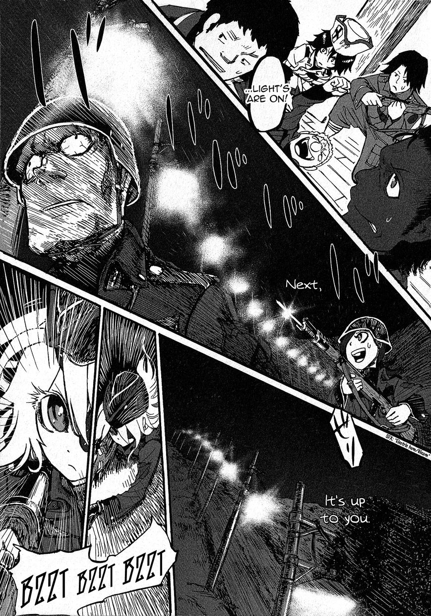 Groundless - Sekigan no Sogekihei Chapter 11 page 34 - Chapter 11 : The Day I Became A Soldier