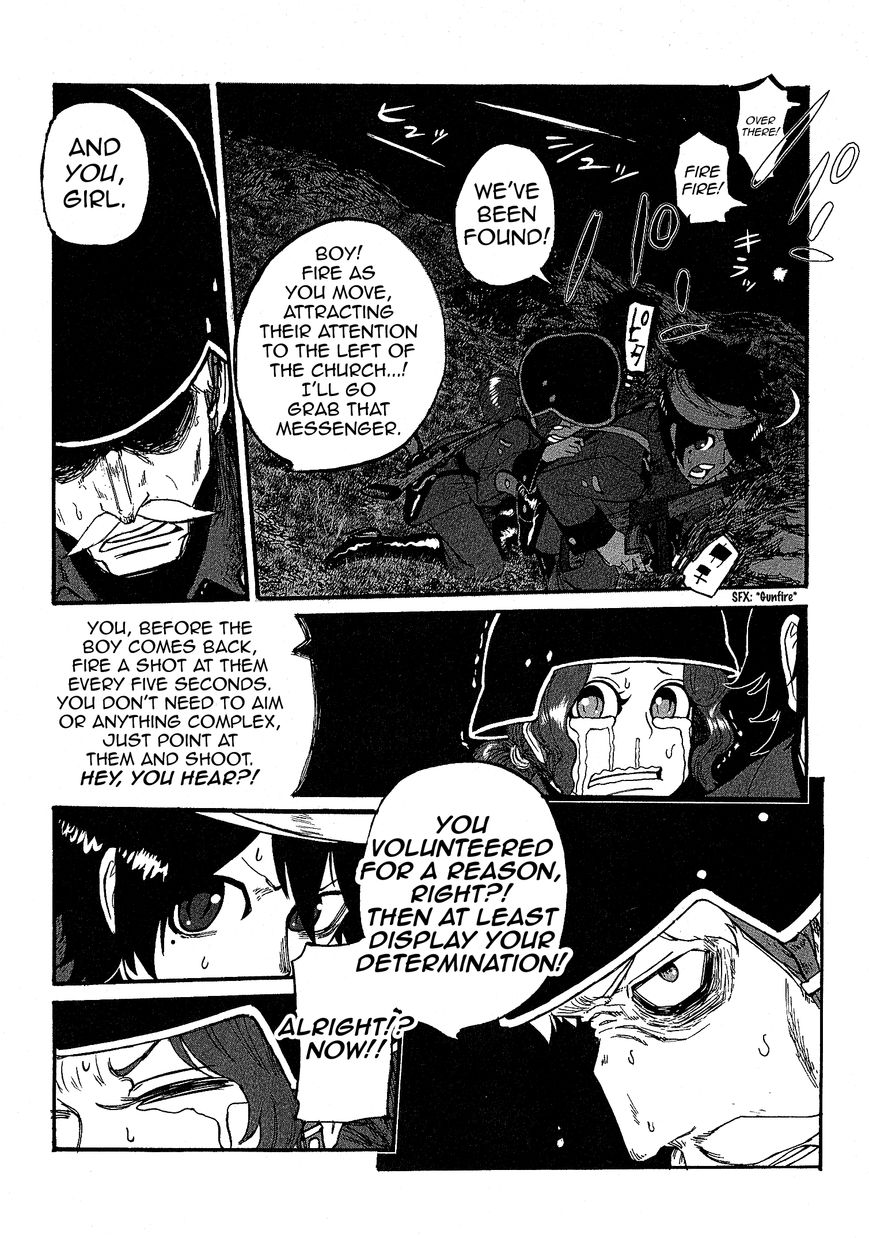 Groundless - Sekigan no Sogekihei Chapter 11 page 4 - Chapter 11 : The Day I Became A Soldier
