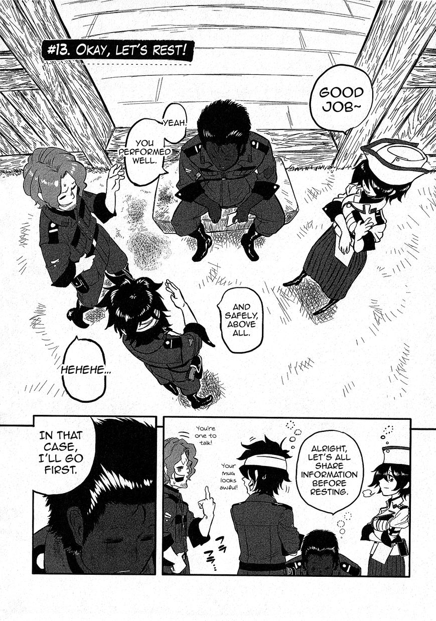 Groundless - Sekigan no Sogekihei Chapter 13 page 2 - Chapter 13 : Okay, let's rest!