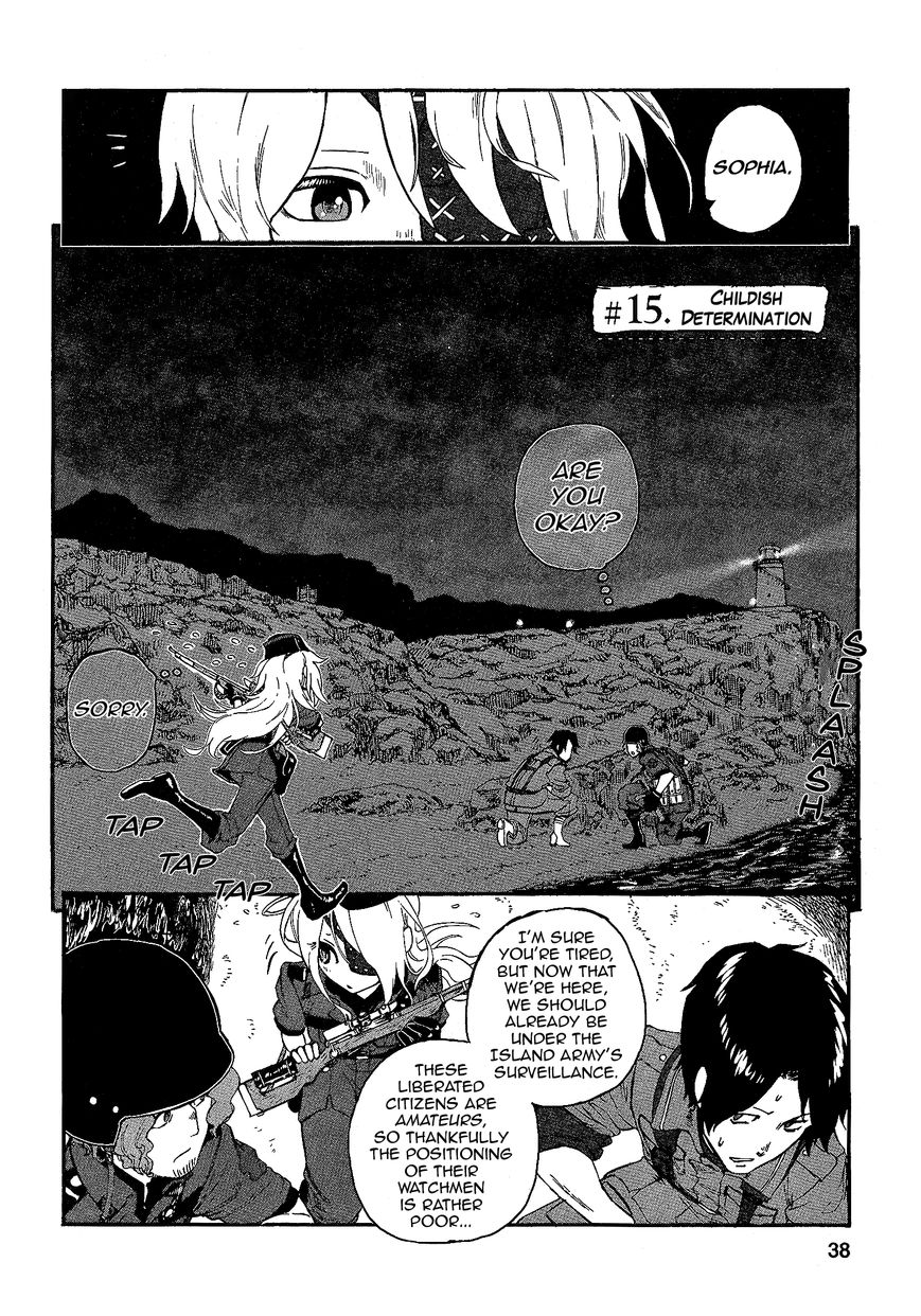 Groundless - Sekigan no Sogekihei Chapter 15 page 2 - Chapter 15 : Childish Determination