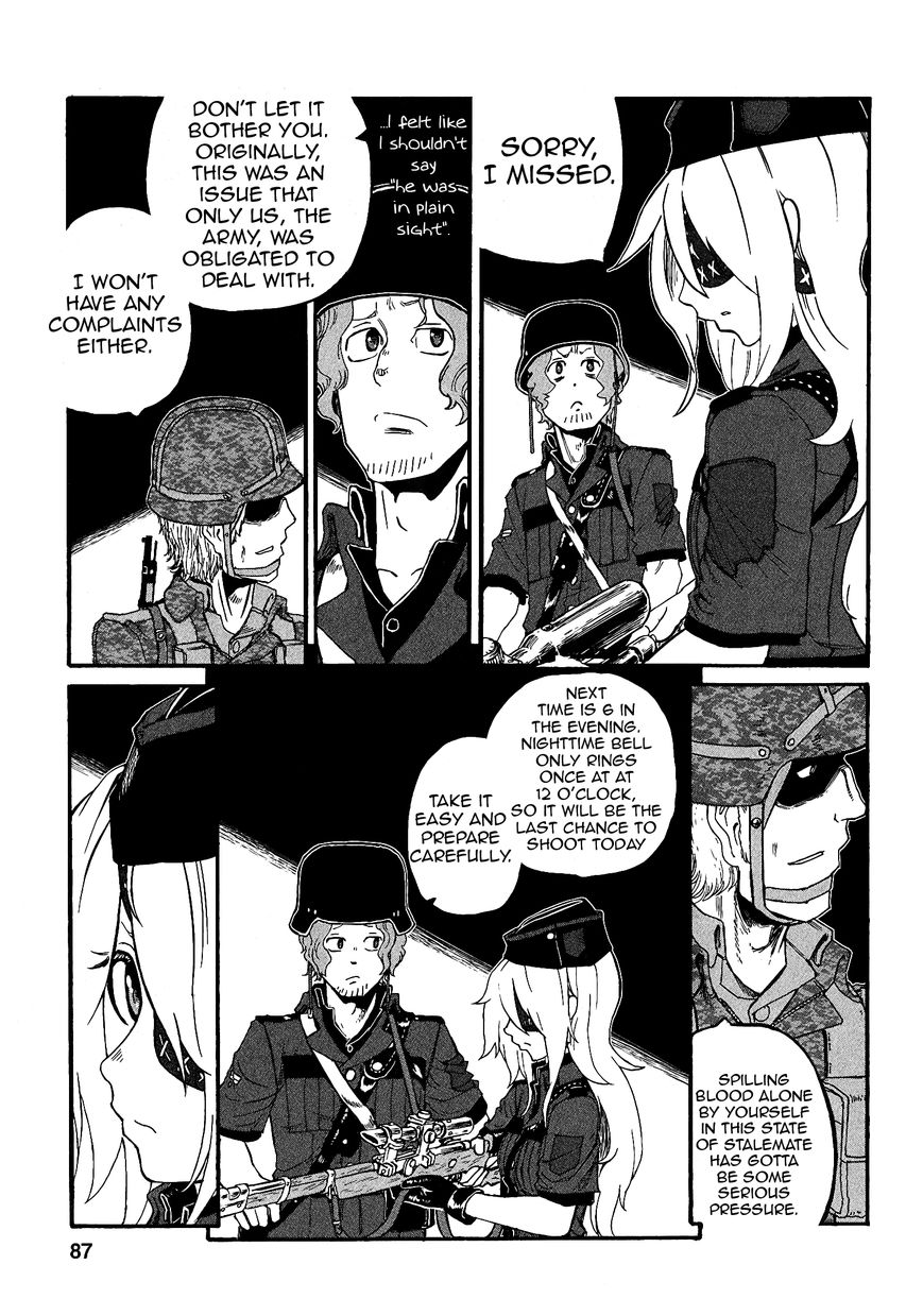 Groundless - Sekigan no Sogekihei Chapter 16 page 17 - Chapter 16 : The town where evening sun can't be seen