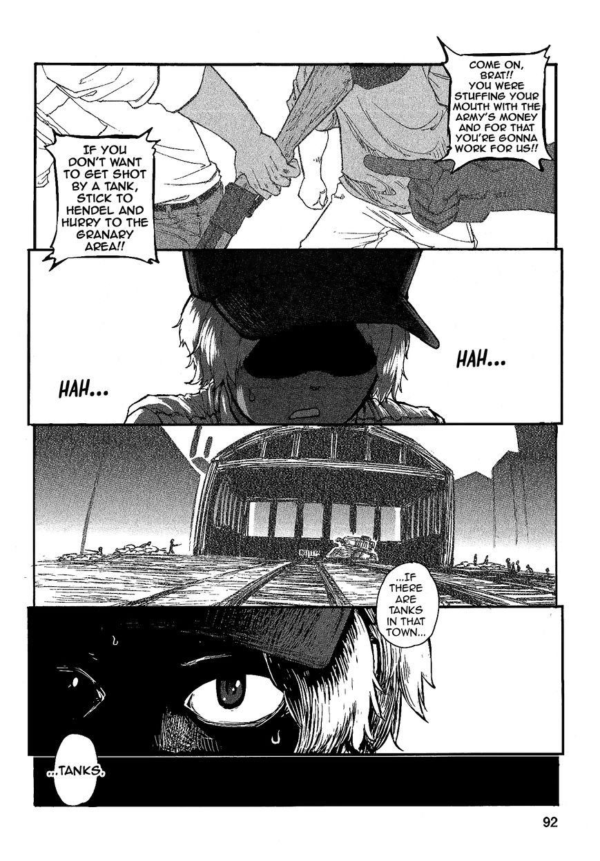 Groundless - Sekigan no Sogekihei Chapter 16 page 22 - Chapter 16 : The town where evening sun can't be seen