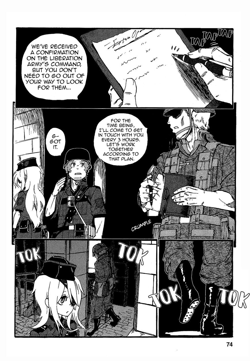 Groundless - Sekigan no Sogekihei Chapter 16 page 4 - Chapter 16 : The town where evening sun can't be seen