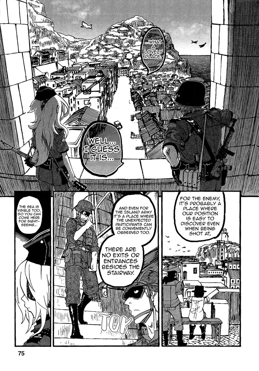 Groundless - Sekigan no Sogekihei Chapter 16 page 5 - Chapter 16 : The town where evening sun can't be seen