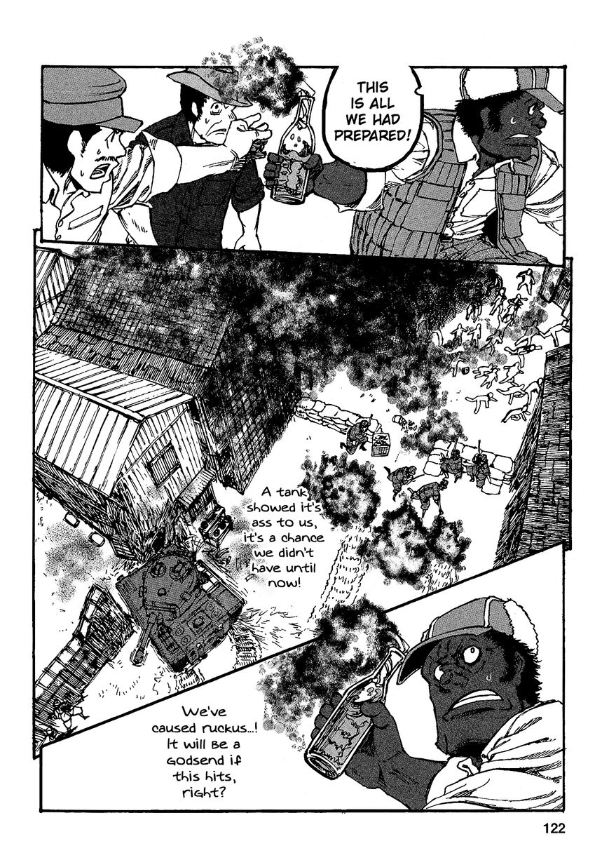 Groundless - Sekigan no Sogekihei Chapter 17 page 10 - Chapter 17 : Dripping fire and casket