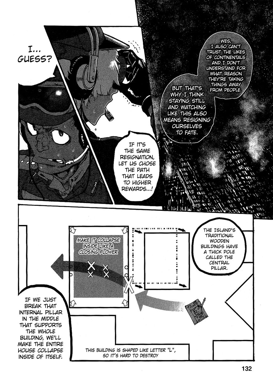 Groundless - Sekigan no Sogekihei Chapter 17 page 20 - Chapter 17 : Dripping fire and casket