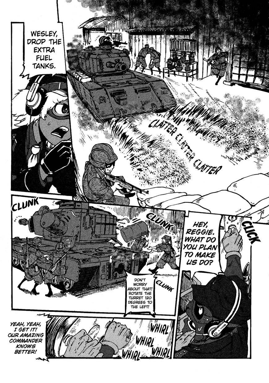 Groundless - Sekigan no Sogekihei Chapter 17 page 3 - Chapter 17 : Dripping fire and casket