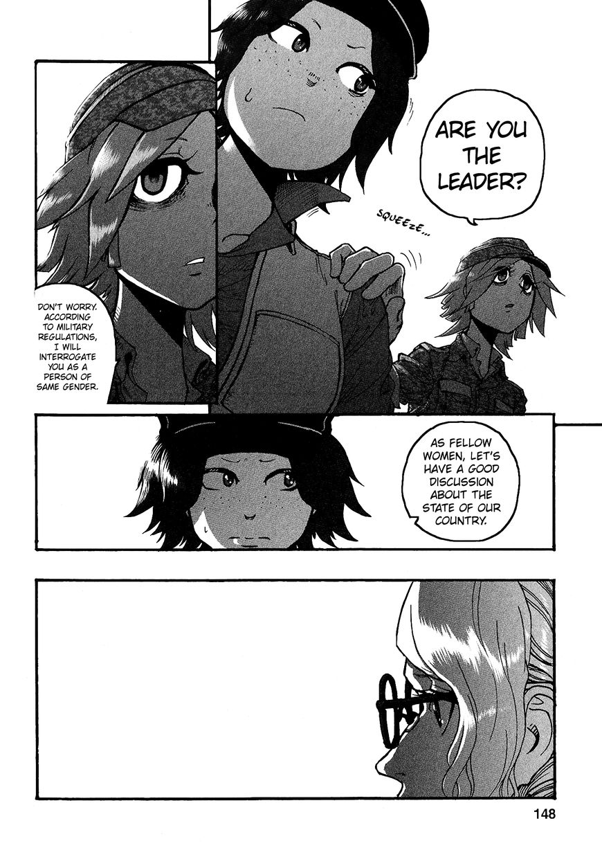 Groundless - Sekigan no Sogekihei Chapter 17 page 35 - Chapter 17 : Dripping fire and casket