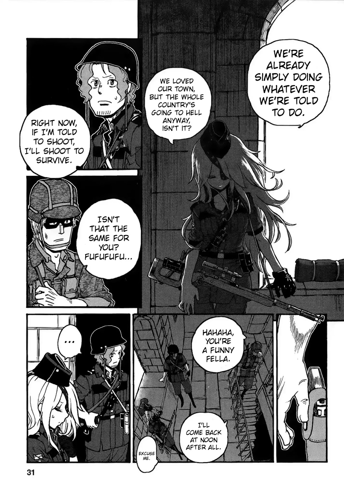 Groundless - Sekigan no Sogekihei Chapter 19 page 33 - Chapter 19: The Battle of Kagerizaka