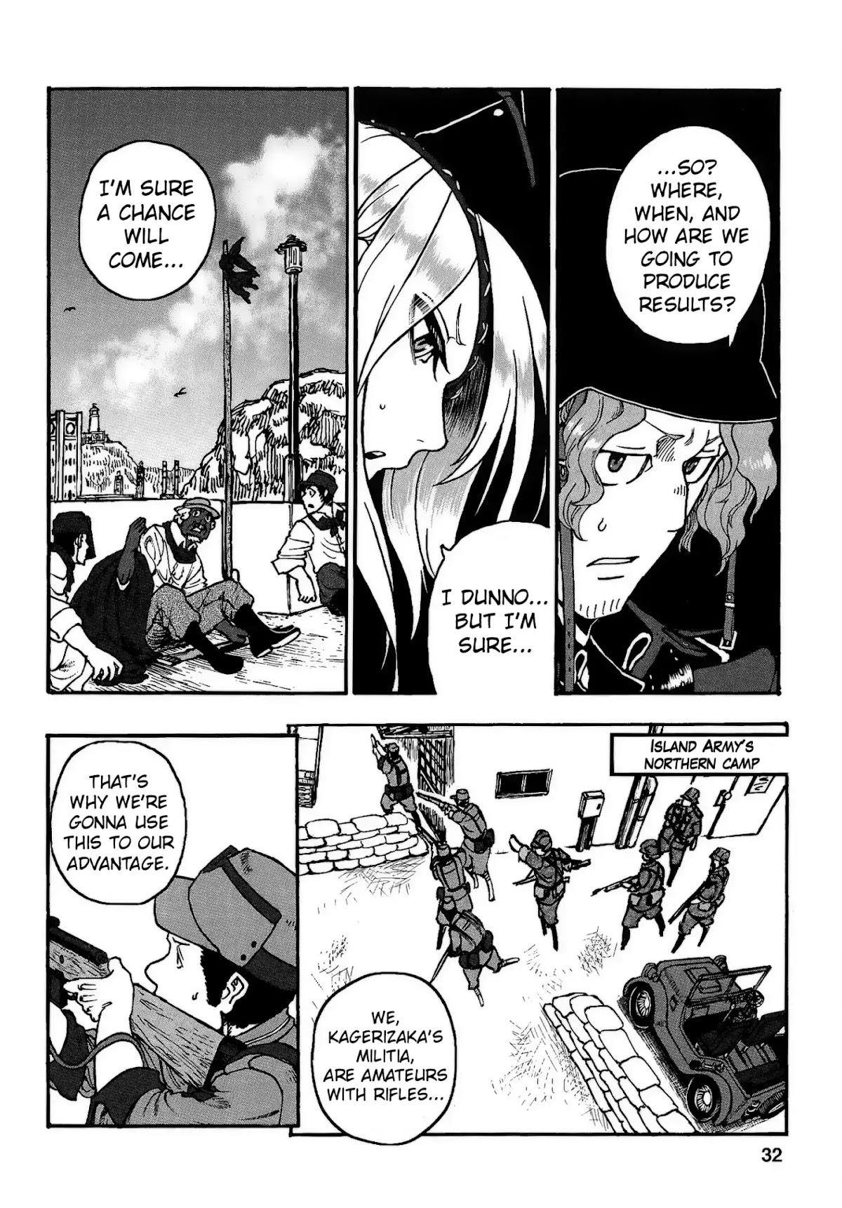 Groundless - Sekigan no Sogekihei Chapter 19 page 34 - Chapter 19: The Battle of Kagerizaka