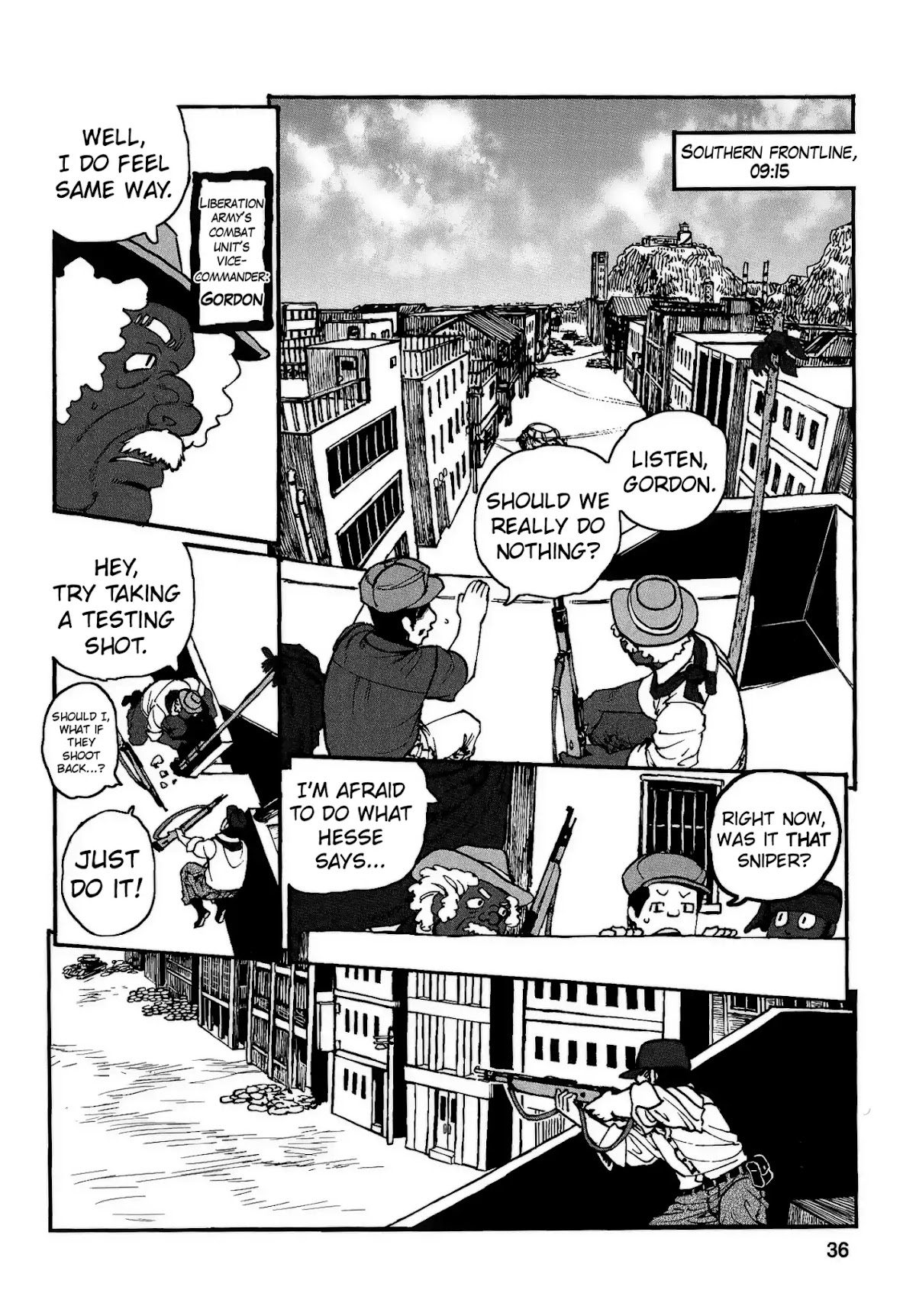 Groundless - Sekigan no Sogekihei Chapter 19 page 38 - Chapter 19: The Battle of Kagerizaka
