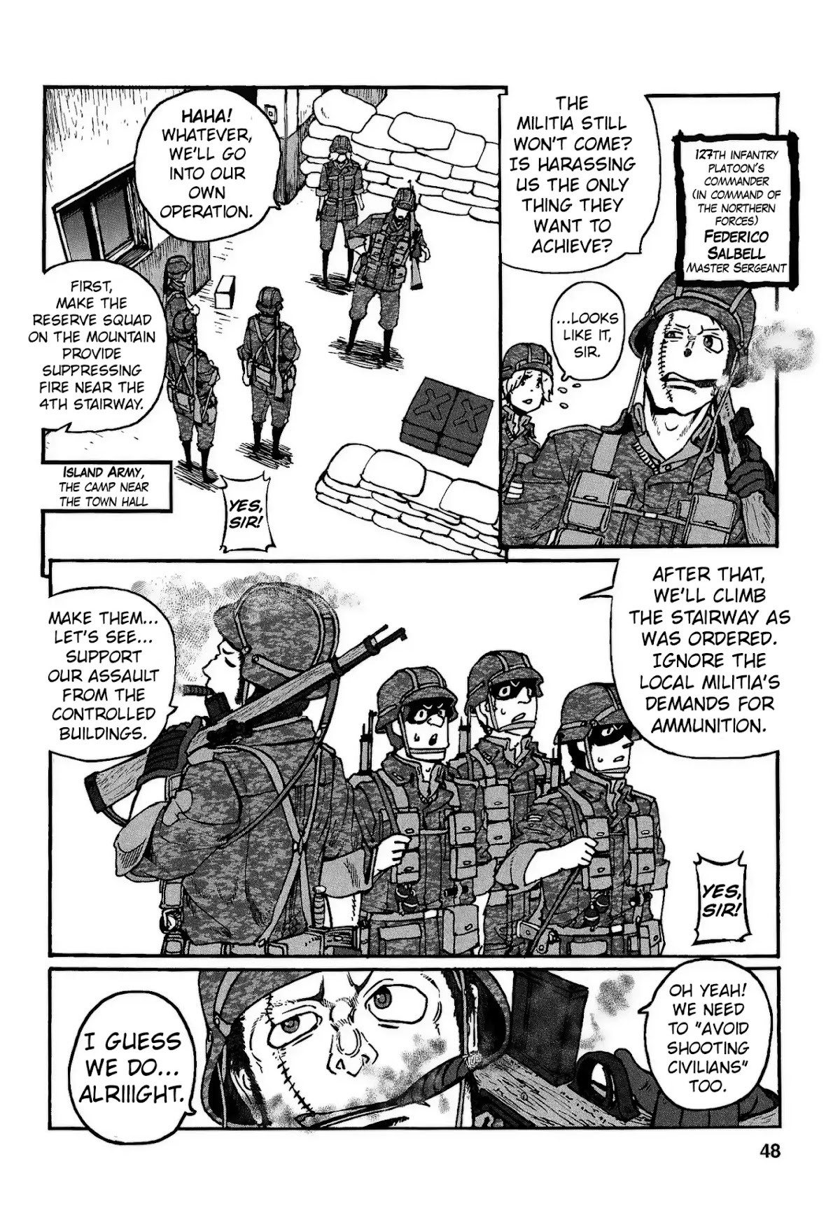 Groundless - Sekigan no Sogekihei Chapter 19 page 50 - Chapter 19: The Battle of Kagerizaka