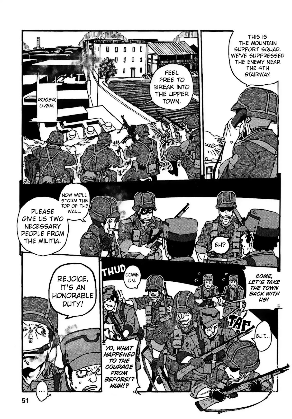 Groundless - Sekigan no Sogekihei Chapter 19 page 53 - Chapter 19: The Battle of Kagerizaka