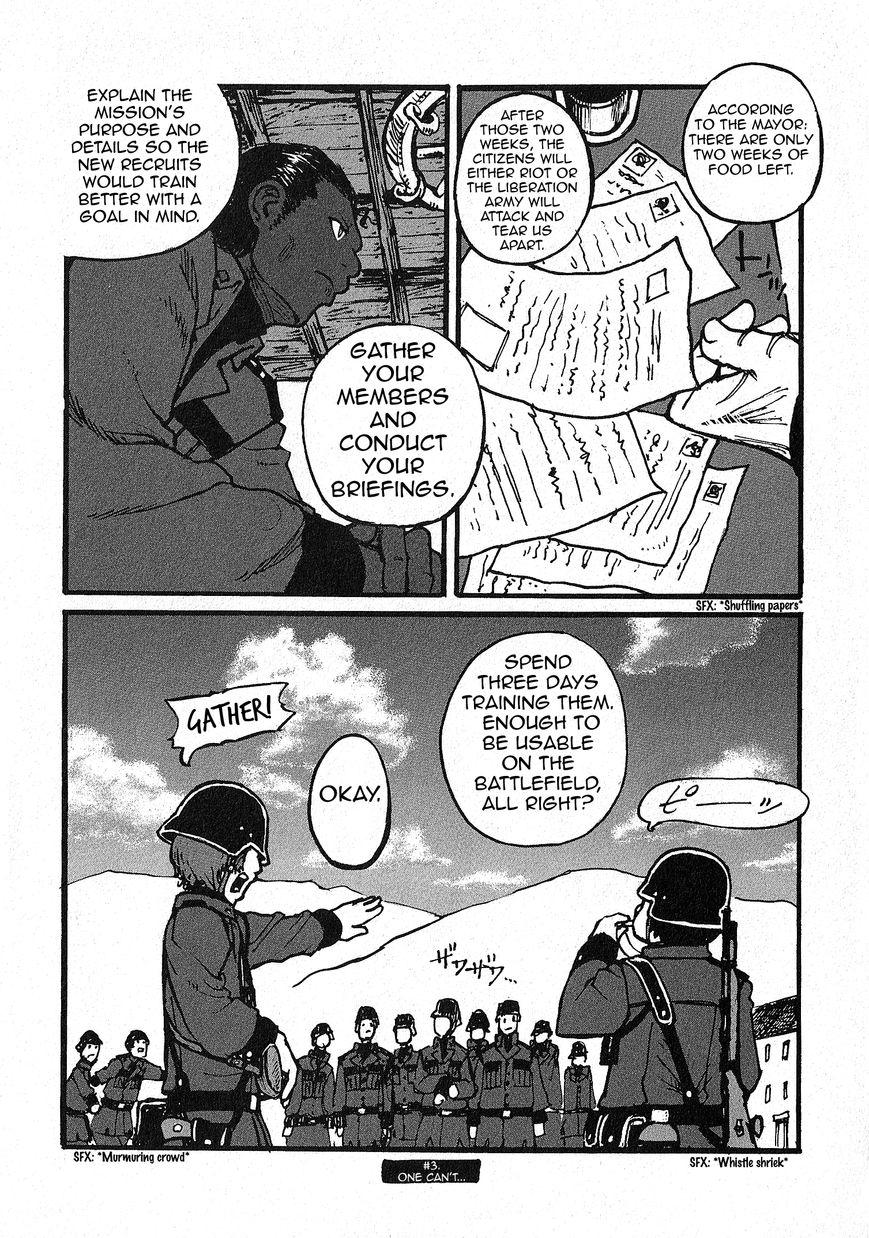 Groundless - Sekigan no Sogekihei Chapter 2 page 21 - Chapter 2 : Recruiting