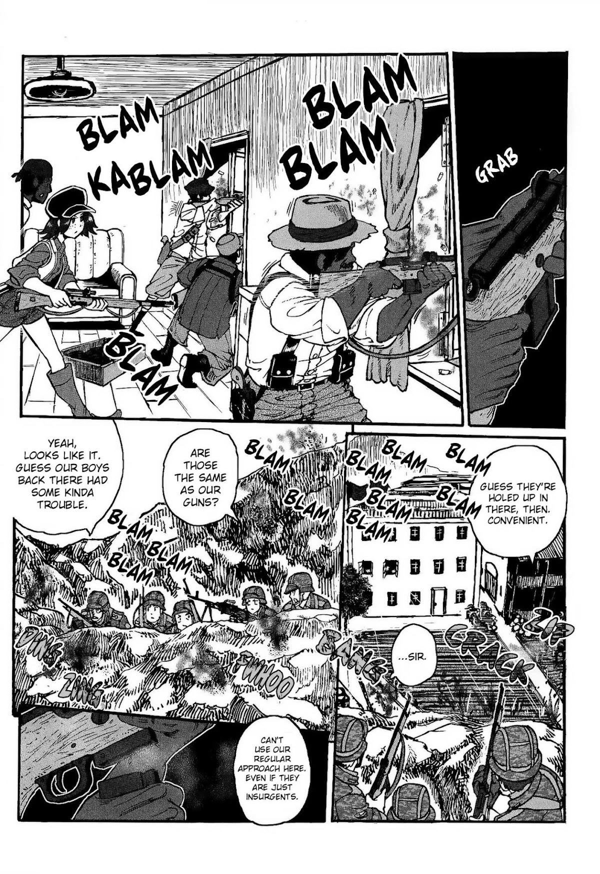 Groundless - Sekigan no Sogekihei Chapter 20 page 17 - Chapter 20: The Liberation Army's Forced Retreat