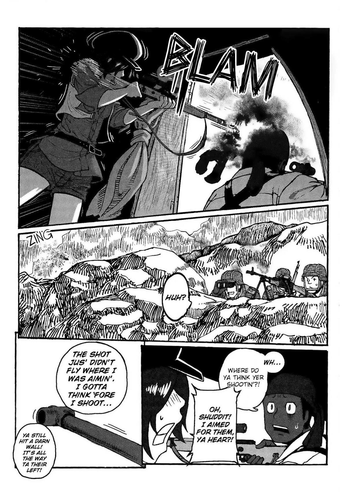Groundless - Sekigan no Sogekihei Chapter 20 page 20 - Chapter 20: The Liberation Army's Forced Retreat
