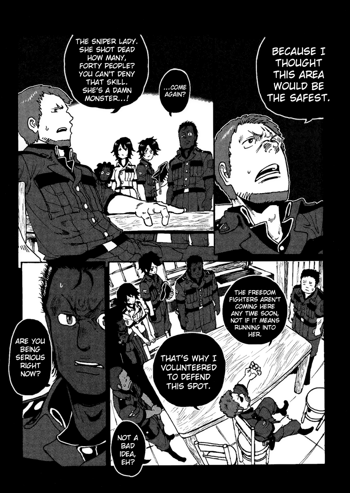 Groundless - Sekigan no Sogekihei Chapter 20 page 23 - Chapter 20: The Liberation Army's Forced Retreat