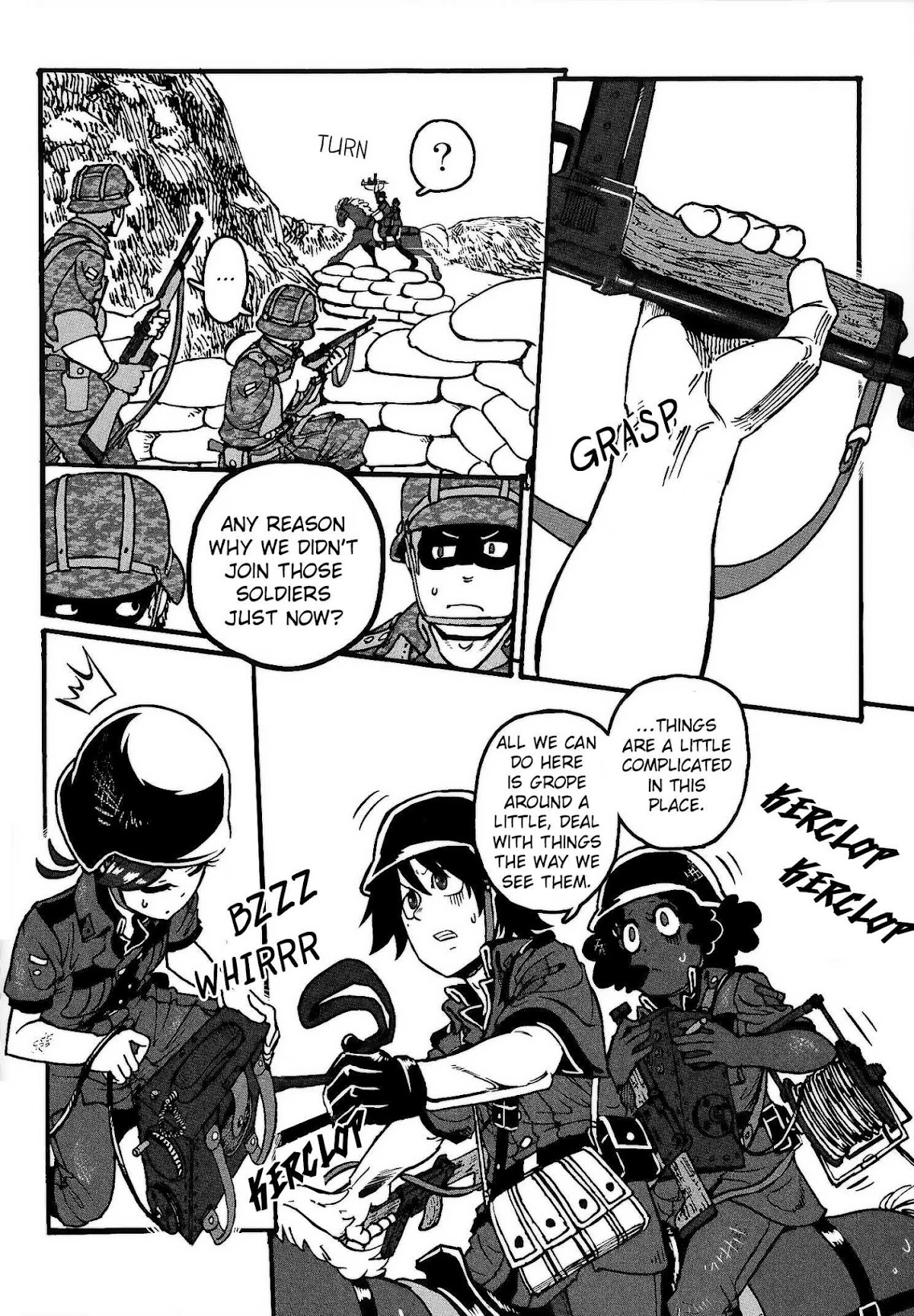 Groundless - Sekigan no Sogekihei Chapter 21 page 54 - Chapter 21: Accumulated Futility
