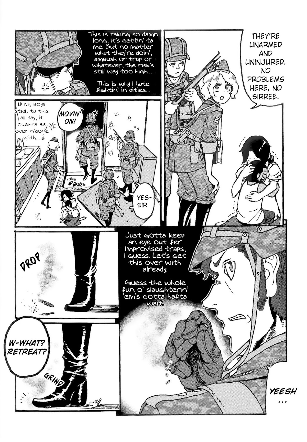 Groundless - Sekigan no Sogekihei Chapter 21 page 9 - Chapter 21: Accumulated Futility