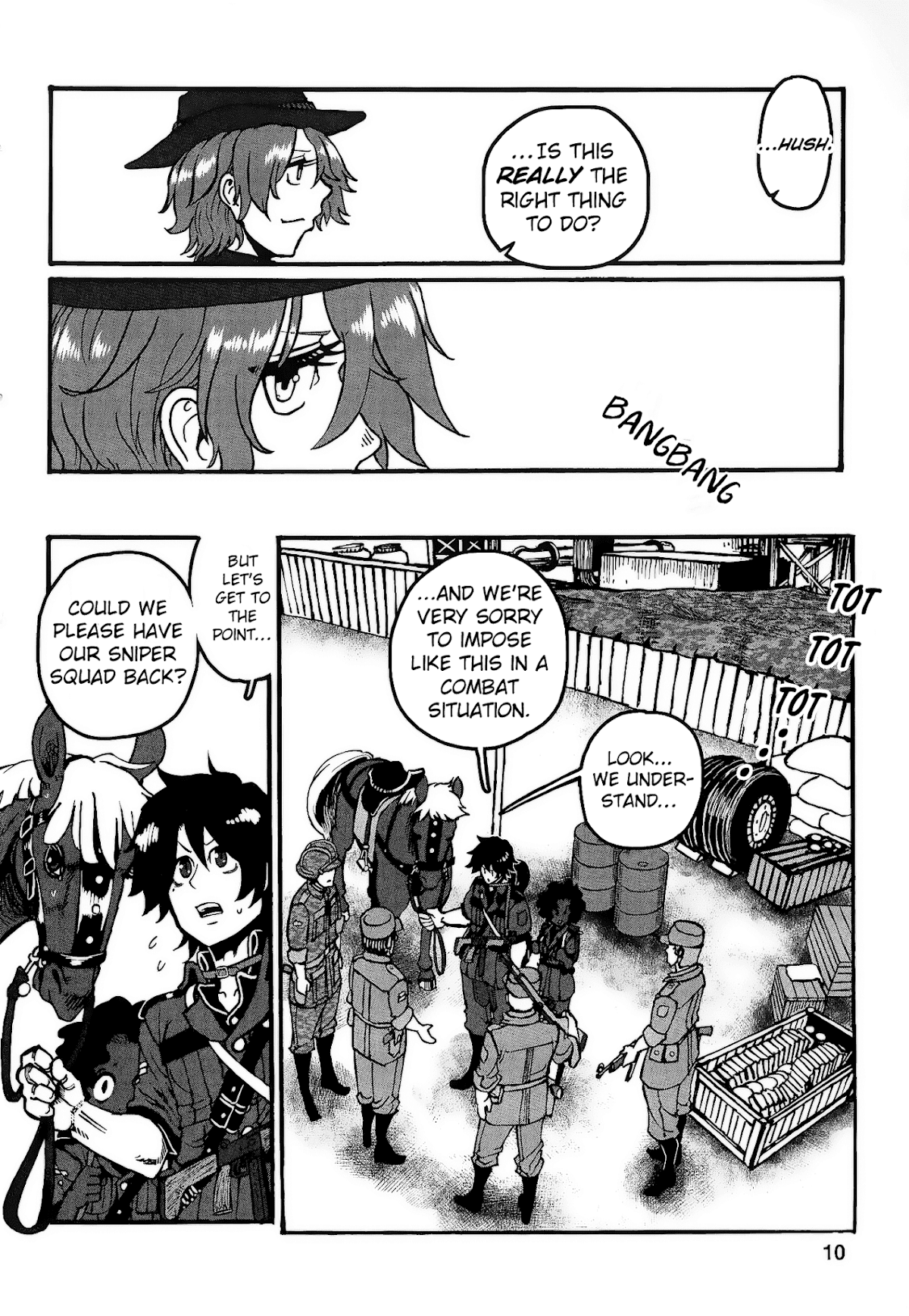 Groundless - Sekigan no Sogekihei Chapter 22 page 12 - Chapter 22: The Hammer of Swine