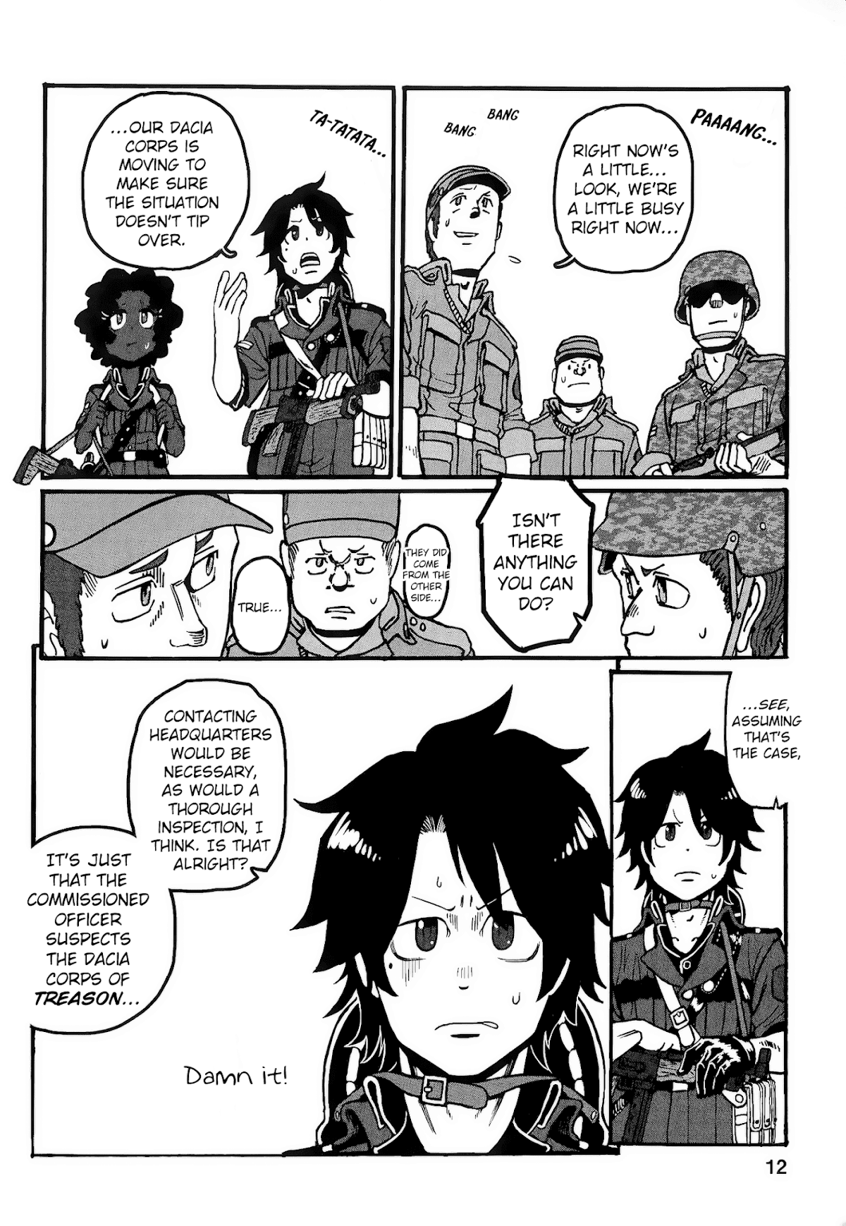 Groundless - Sekigan no Sogekihei Chapter 22 page 14 - Chapter 22: The Hammer of Swine