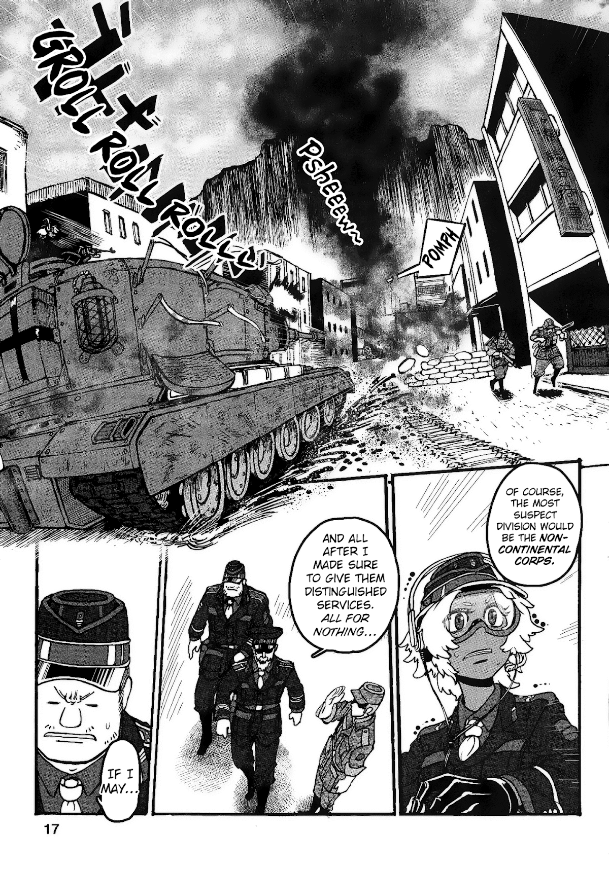 Groundless - Sekigan no Sogekihei Chapter 22 page 19 - Chapter 22: The Hammer of Swine