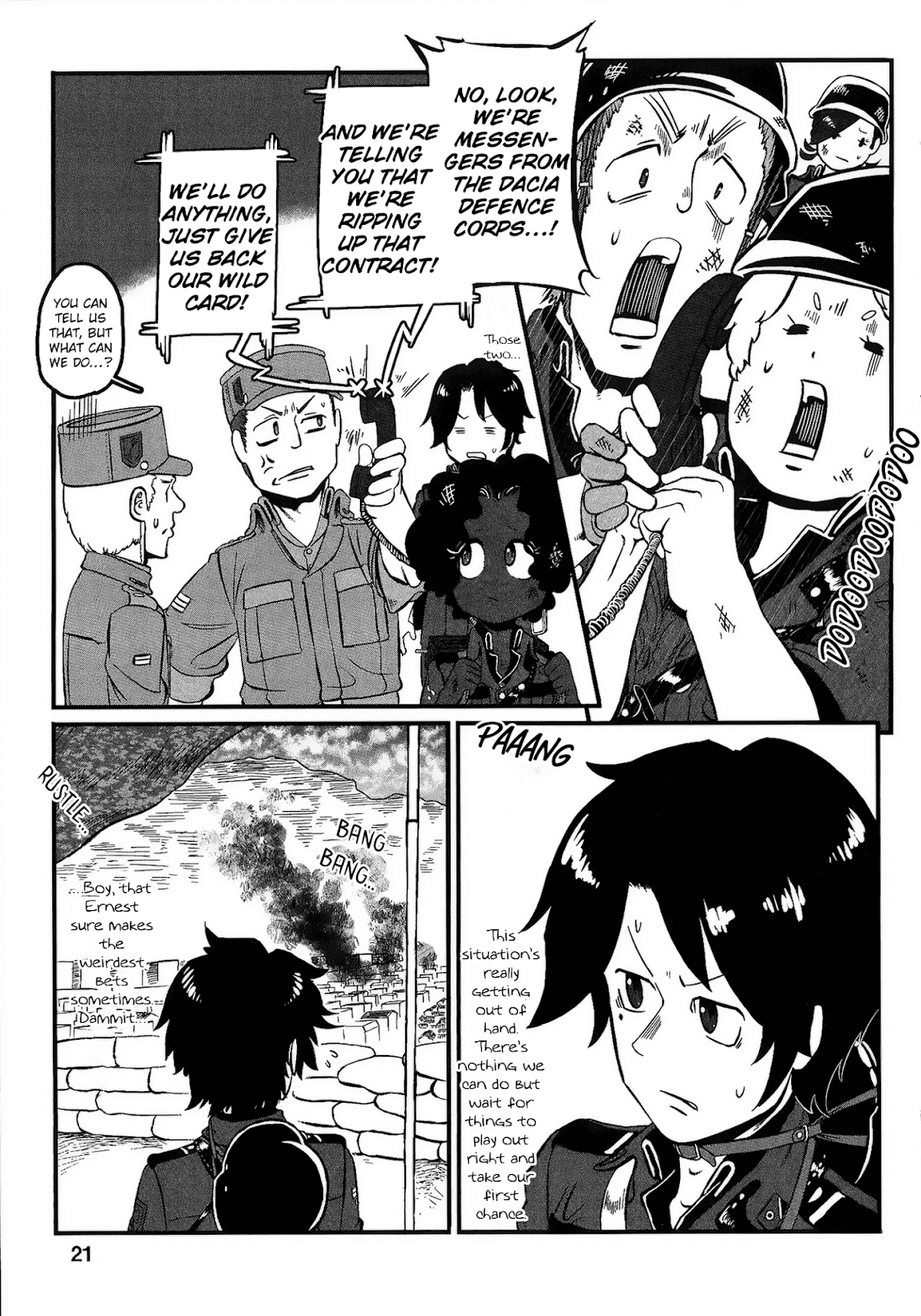 Groundless - Sekigan no Sogekihei Chapter 22 page 23 - Chapter 22: The Hammer of Swine