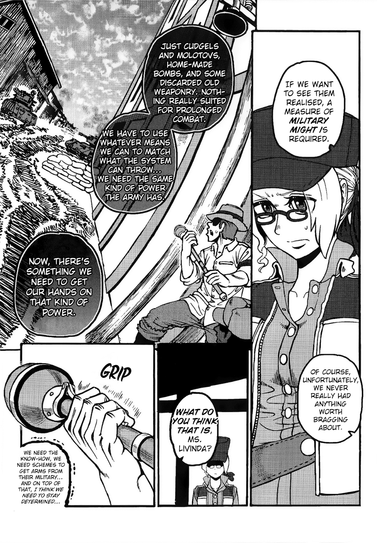 Groundless - Sekigan no Sogekihei Chapter 22 page 25 - Chapter 22: The Hammer of Swine