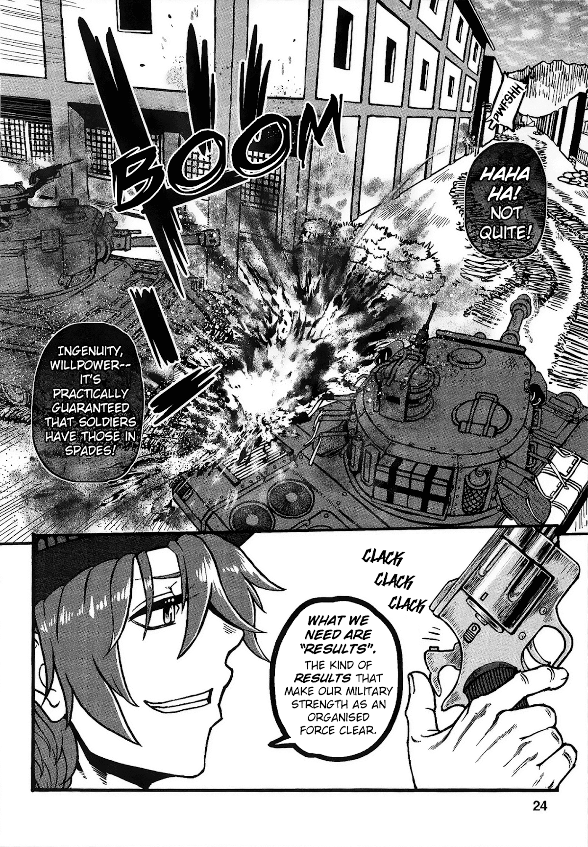 Groundless - Sekigan no Sogekihei Chapter 22 page 26 - Chapter 22: The Hammer of Swine