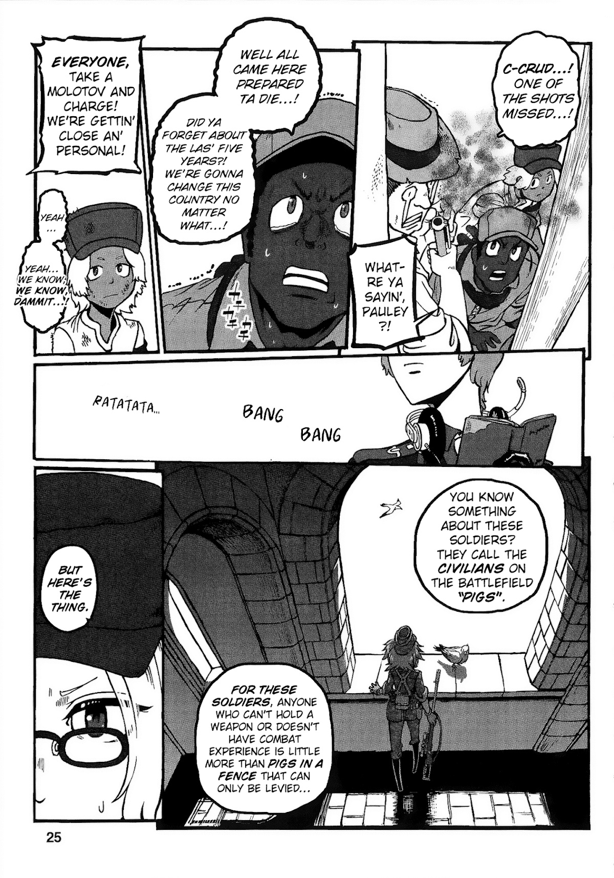 Groundless - Sekigan no Sogekihei Chapter 22 page 27 - Chapter 22: The Hammer of Swine