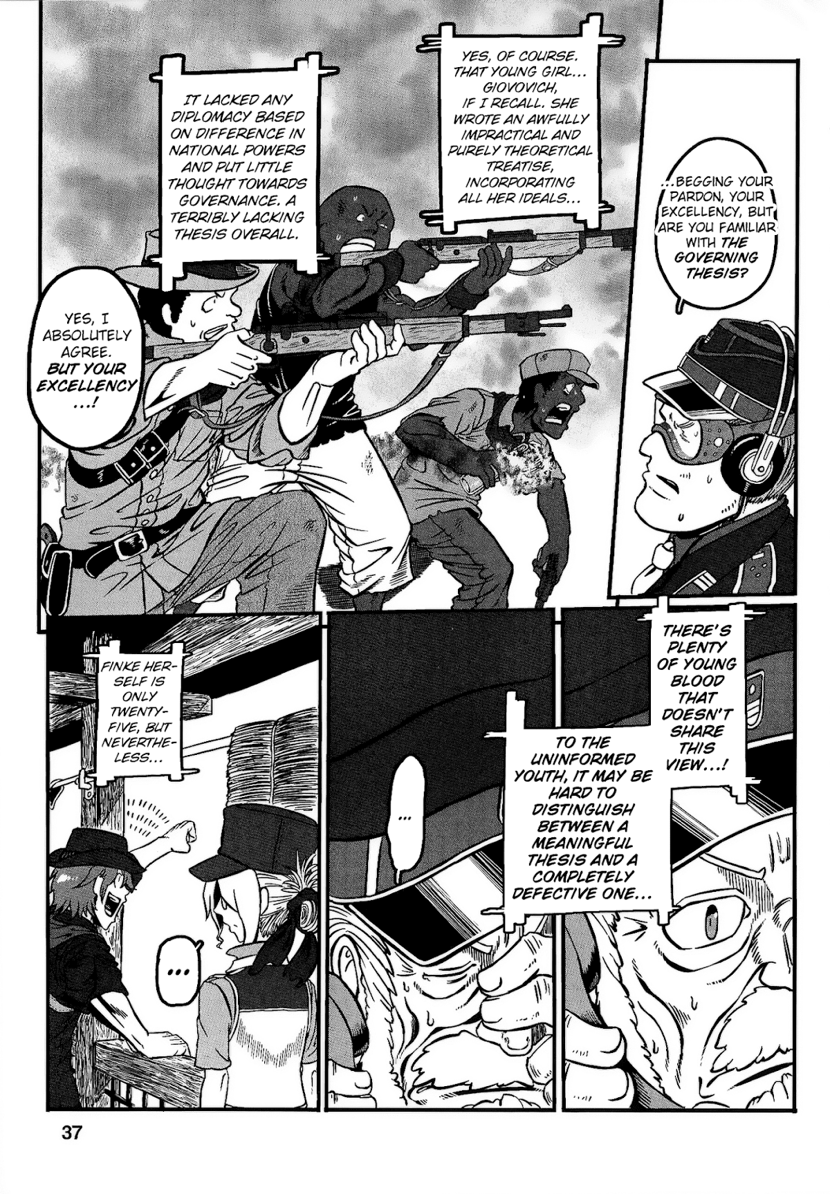 Groundless - Sekigan no Sogekihei Chapter 22 page 39 - Chapter 22: The Hammer of Swine