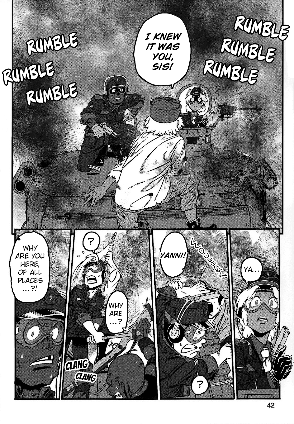 Groundless - Sekigan no Sogekihei Chapter 22 page 44 - Chapter 22: The Hammer of Swine