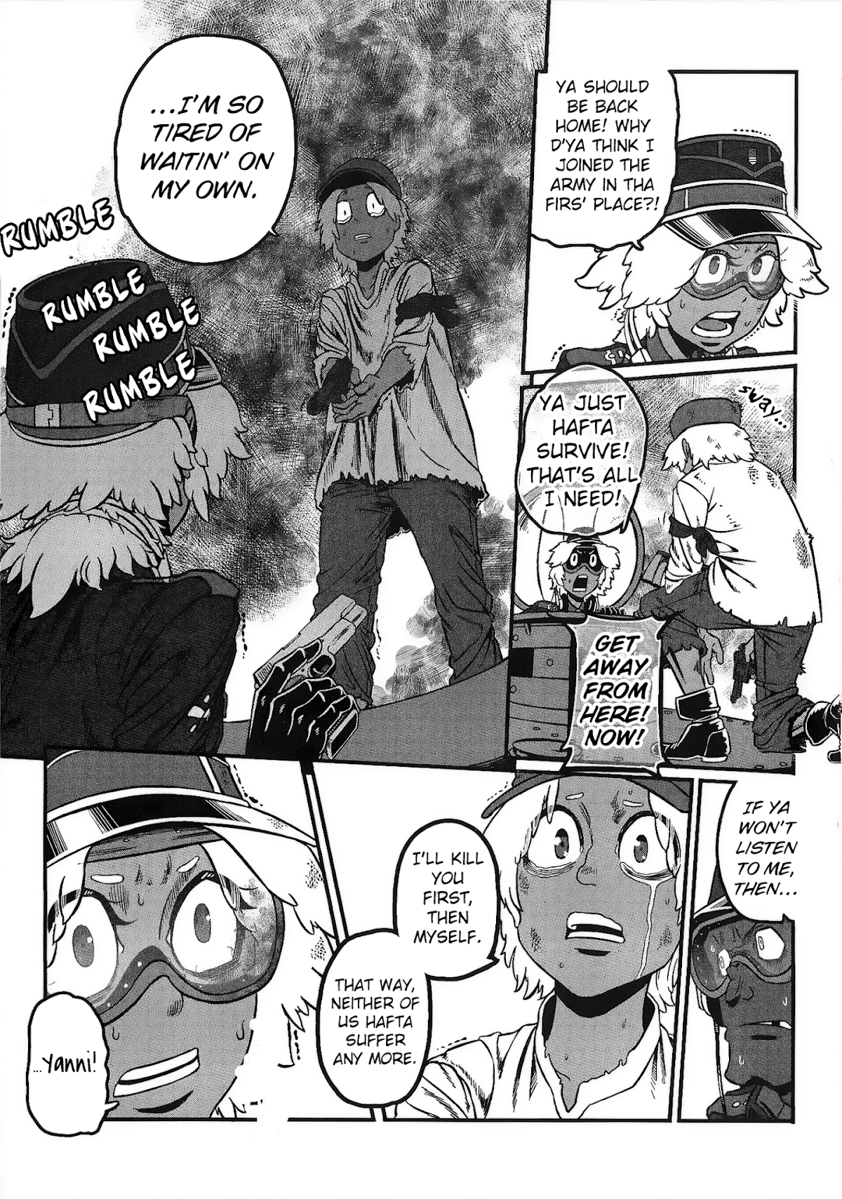 Groundless - Sekigan no Sogekihei Chapter 22 page 47 - Chapter 22: The Hammer of Swine