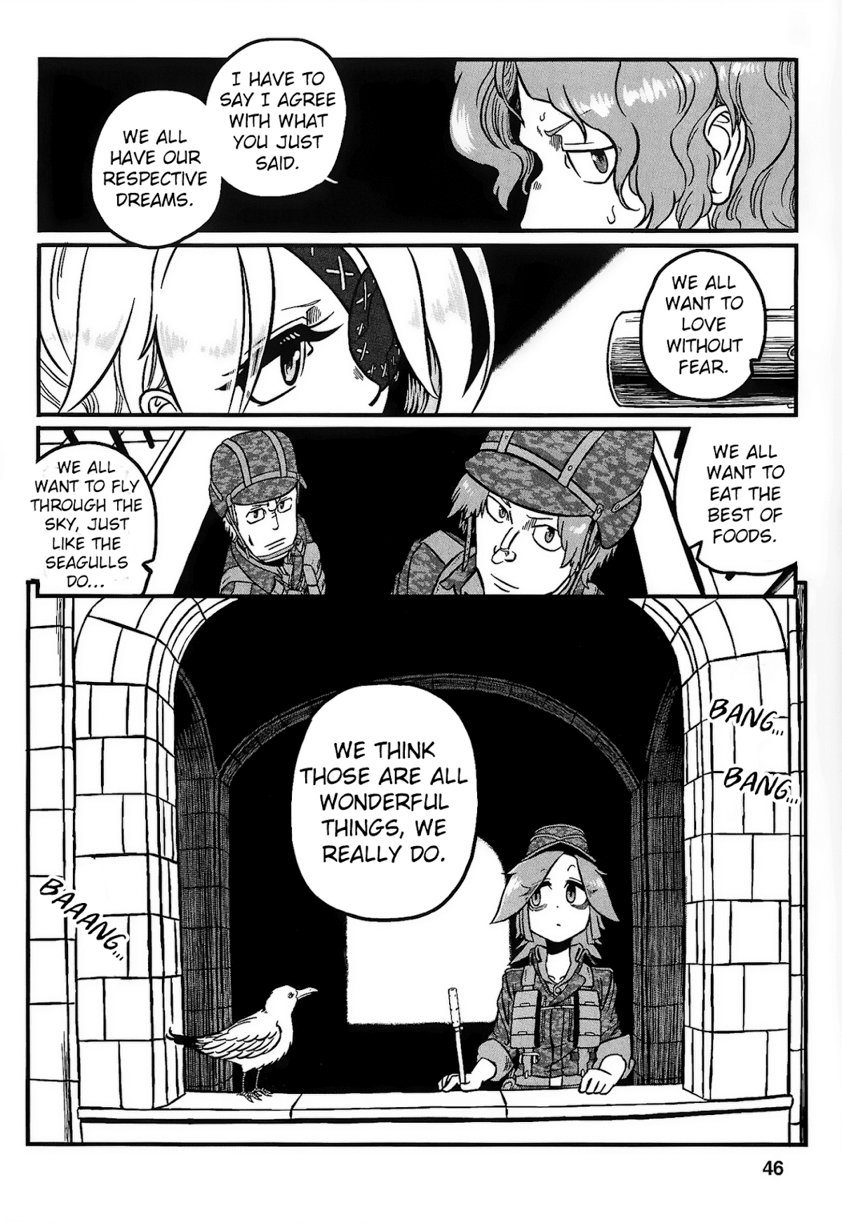 Groundless - Sekigan no Sogekihei Chapter 22 page 48 - Chapter 22: The Hammer of Swine