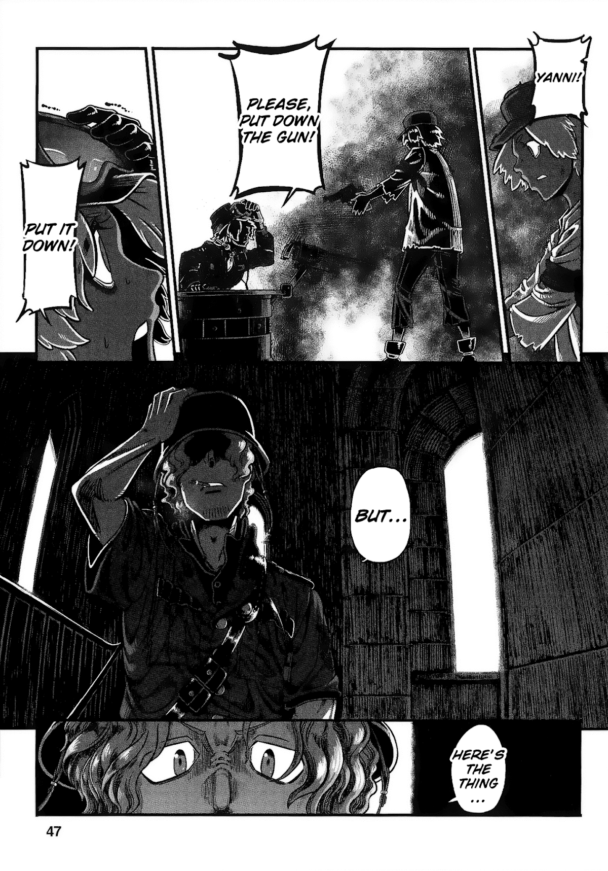 Groundless - Sekigan no Sogekihei Chapter 22 page 49 - Chapter 22: The Hammer of Swine