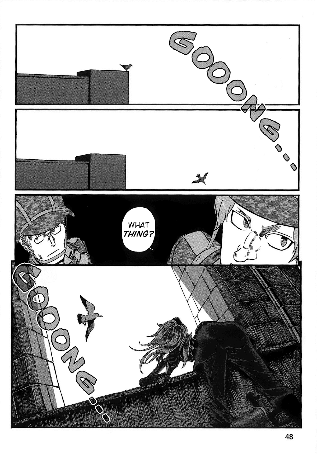 Groundless - Sekigan no Sogekihei Chapter 22 page 50 - Chapter 22: The Hammer of Swine