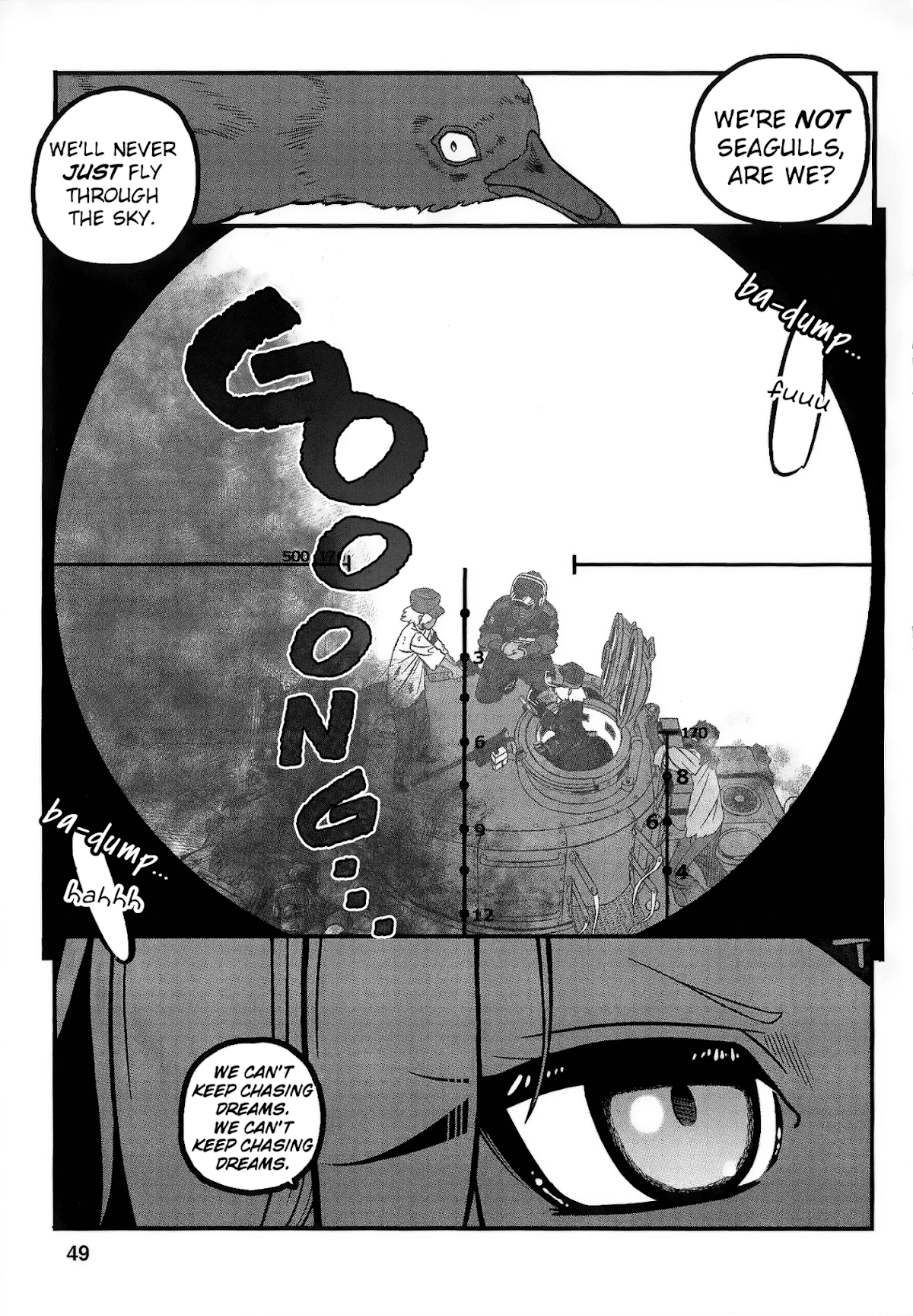 Groundless - Sekigan no Sogekihei Chapter 22 page 51 - Chapter 22: The Hammer of Swine