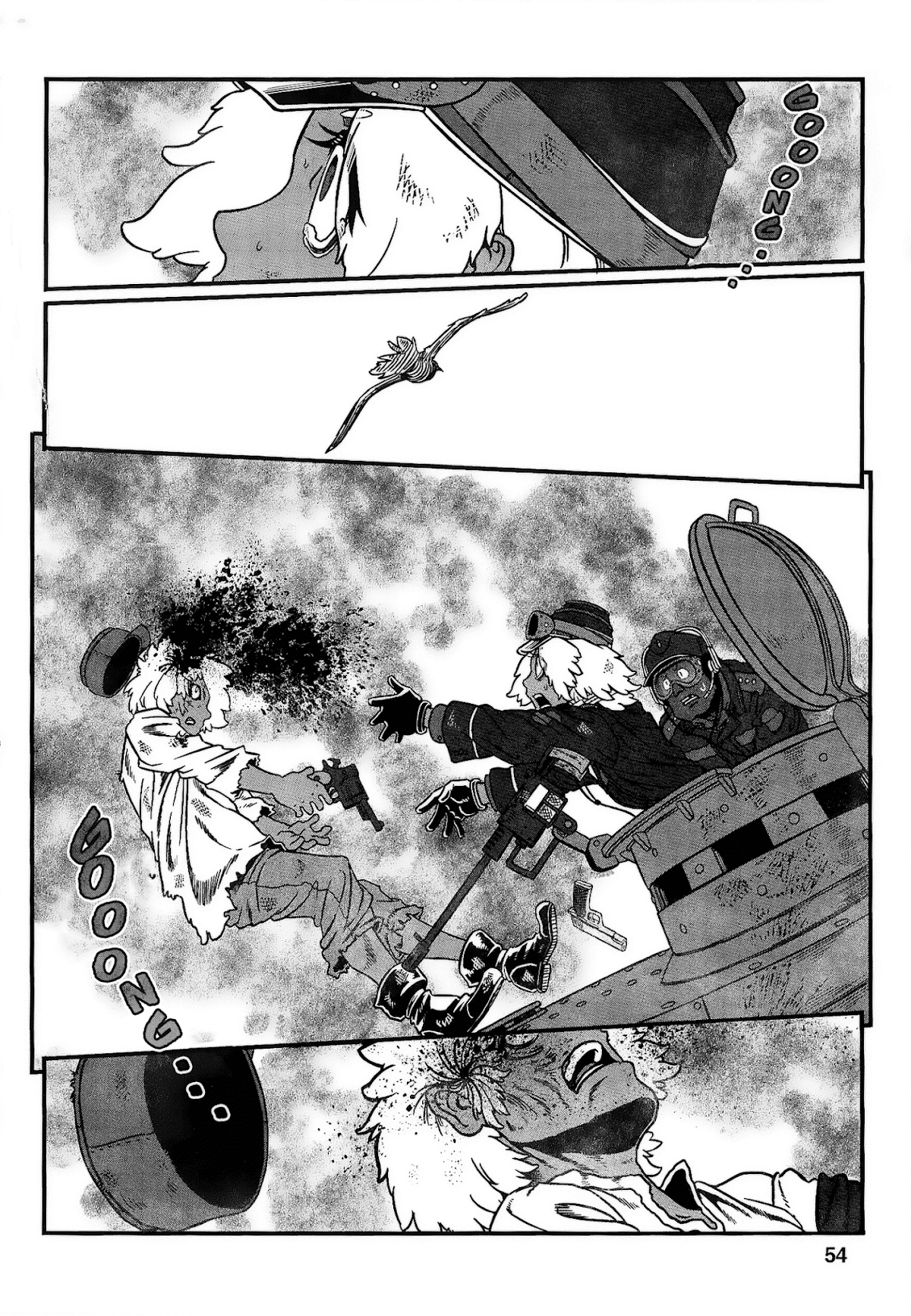 Groundless - Sekigan no Sogekihei Chapter 22 page 54 - Chapter 22: The Hammer of Swine